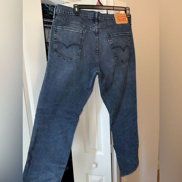 Levi's Men's Straight Jeans in Blue Size 36x34 - Picture 4 of 7